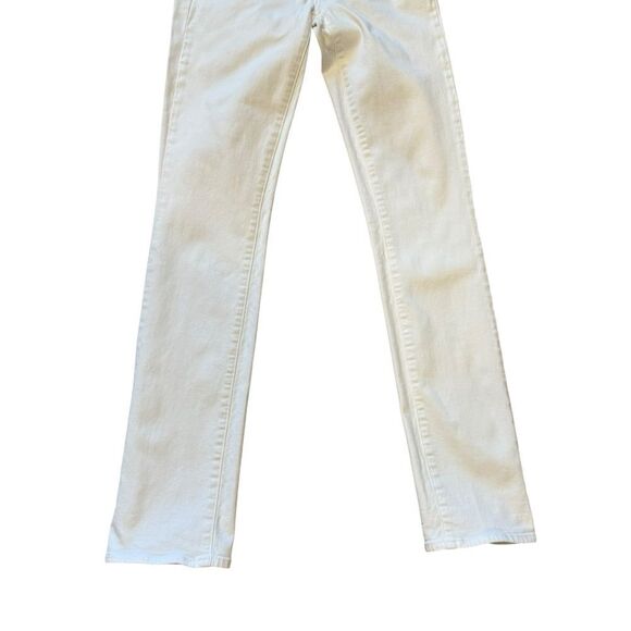 PAIGE Hidden Hills Straight Leg High Rise Jean Optic White - Picture 5 of 11